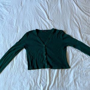 Green long sleeved